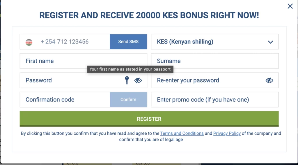 Registering with 1xbet is simple for football bet tips in africa